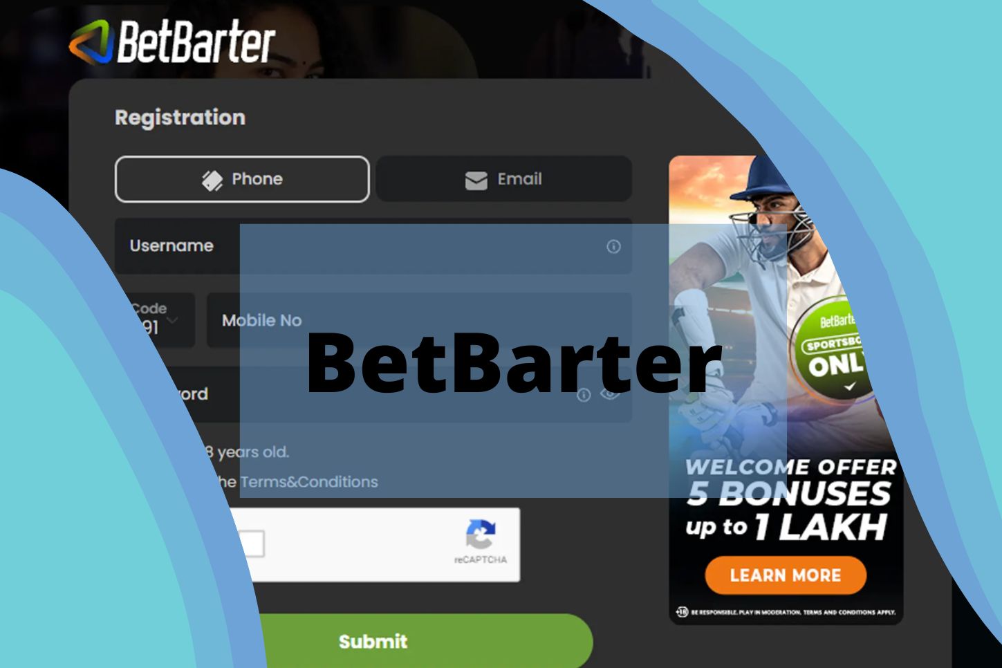Get started now at BetBarter betting website