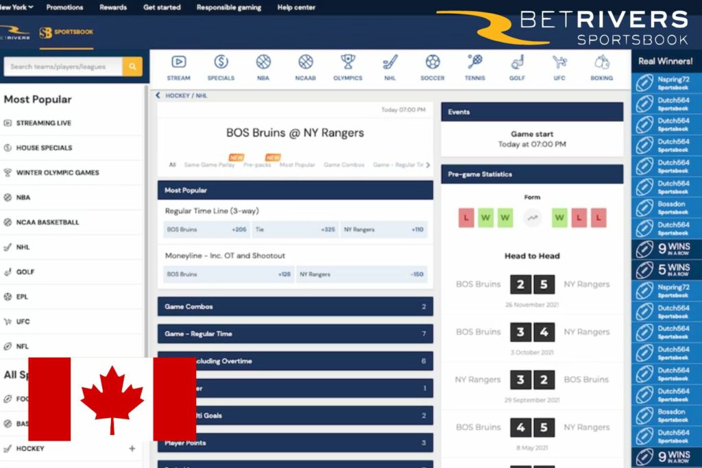 Discover the top Canadian betting site Betrivers