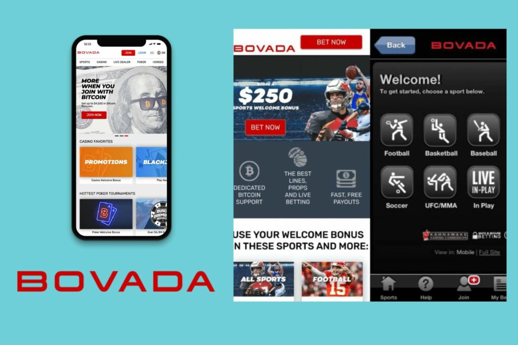 Bovada India offers sports betting application