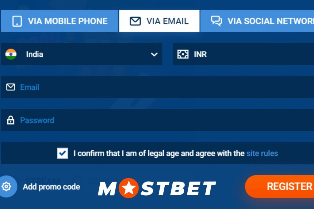 How to sign up at Mostbet betting website in India