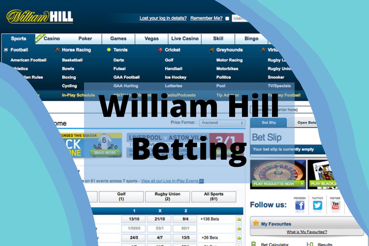 William Hill sports betting website discussion